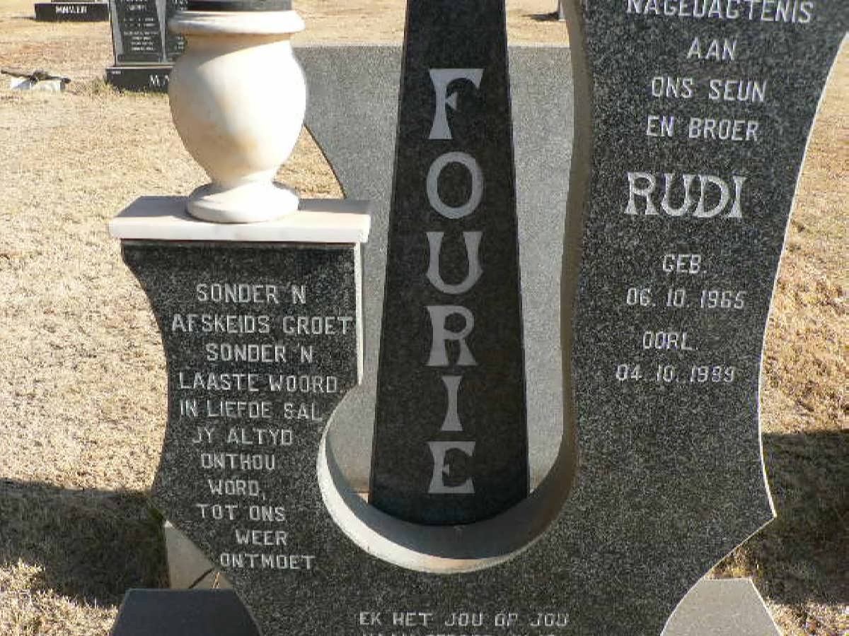 FOURIE Rudi 1965-1999
