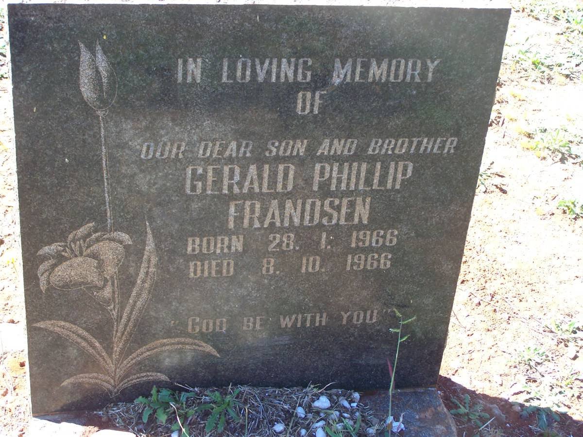 FRANDSEN Gerald Philip 1966-1966