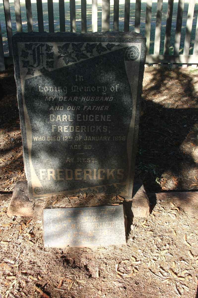 FREDERICKS Carl Eugene -1936 &amp; Marie -1937