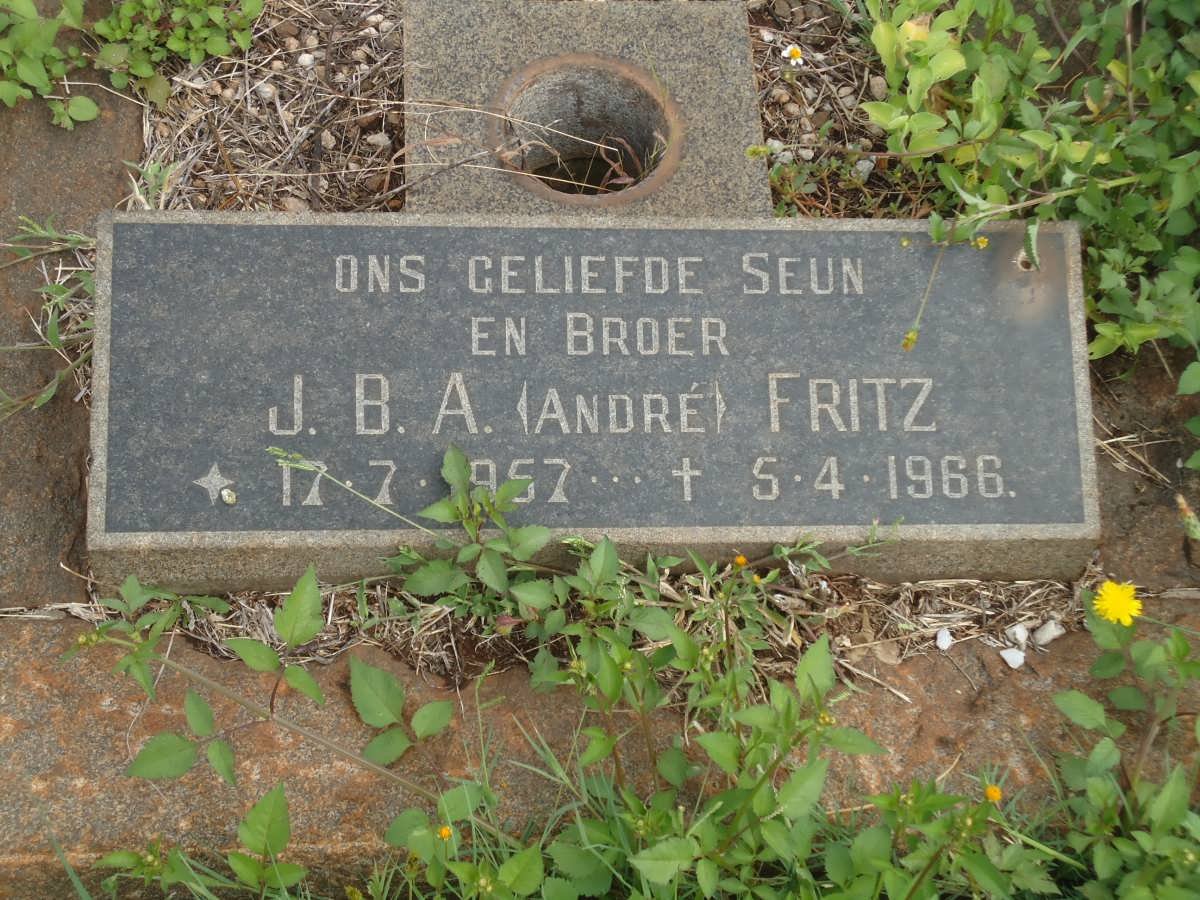 FRITZ J.B.A. 1957-1966