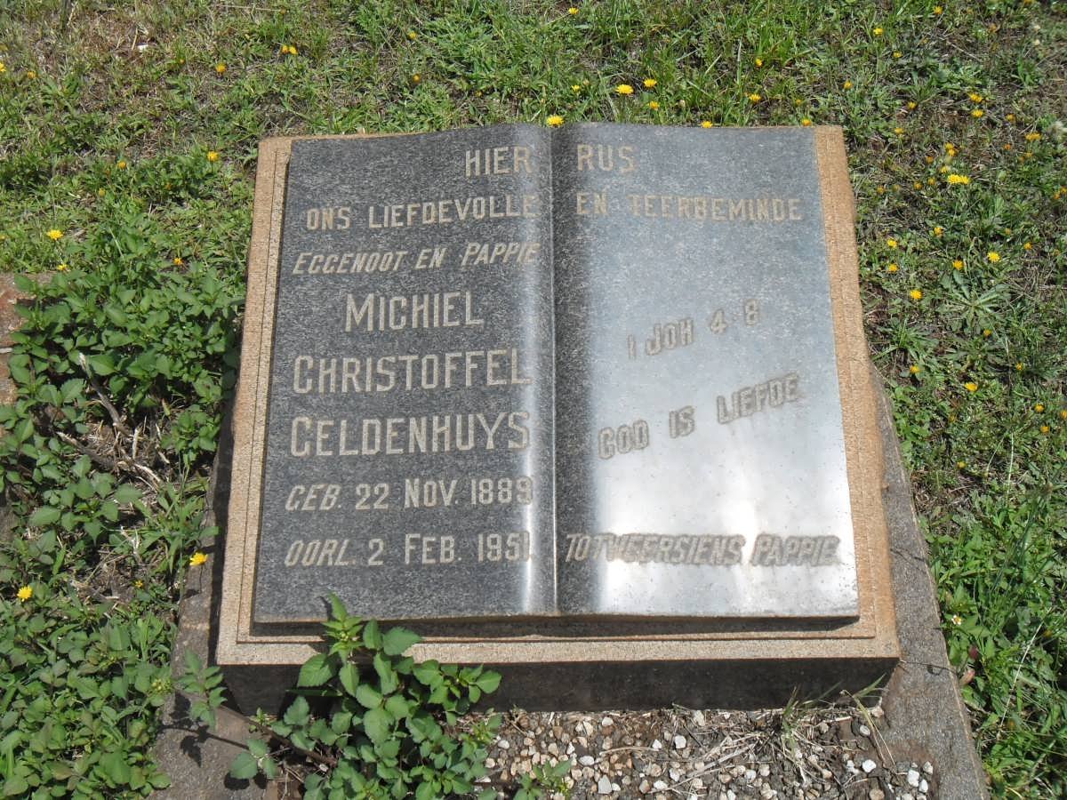 GELDENHUYS Michiel Christoffel 1989-1951