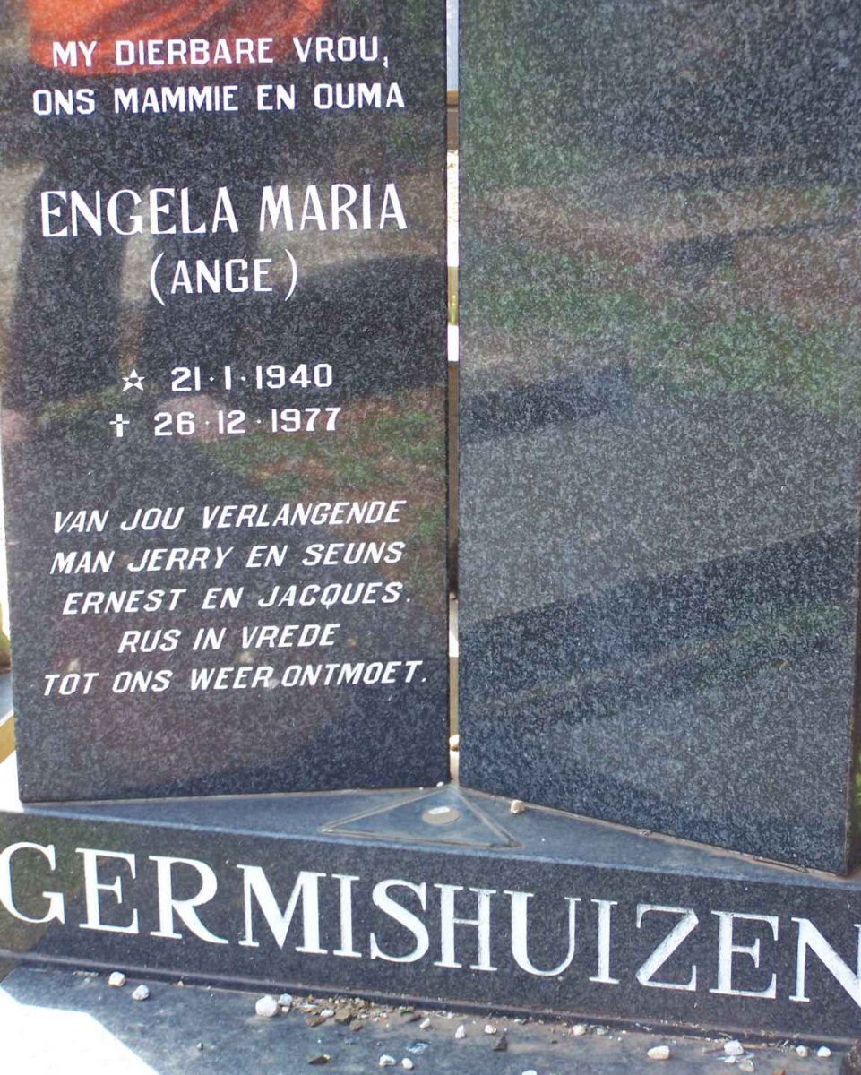 GERMISHUIZEN Engela Maria 1940-1977