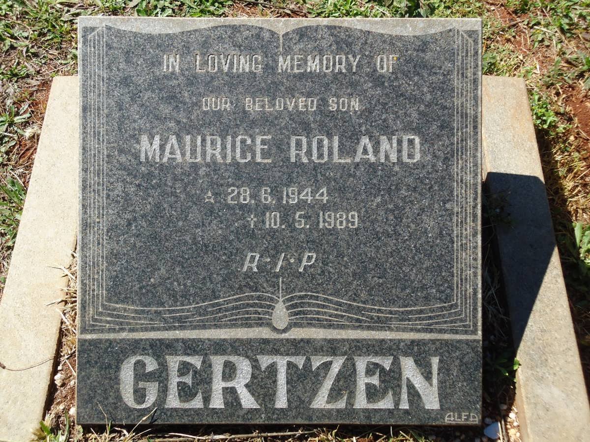 GERTZEN Maurice Roland 1944-1989