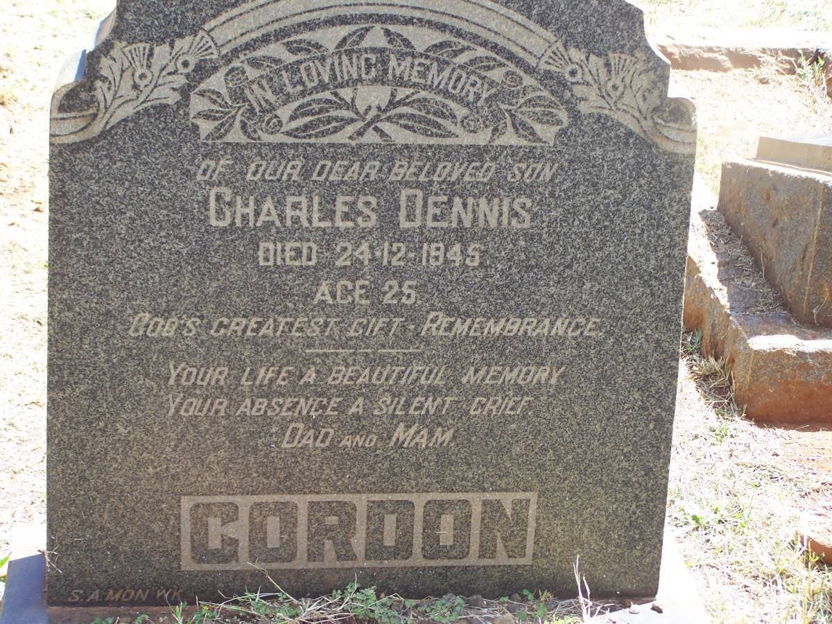 GORDON Charles Dennis -1945