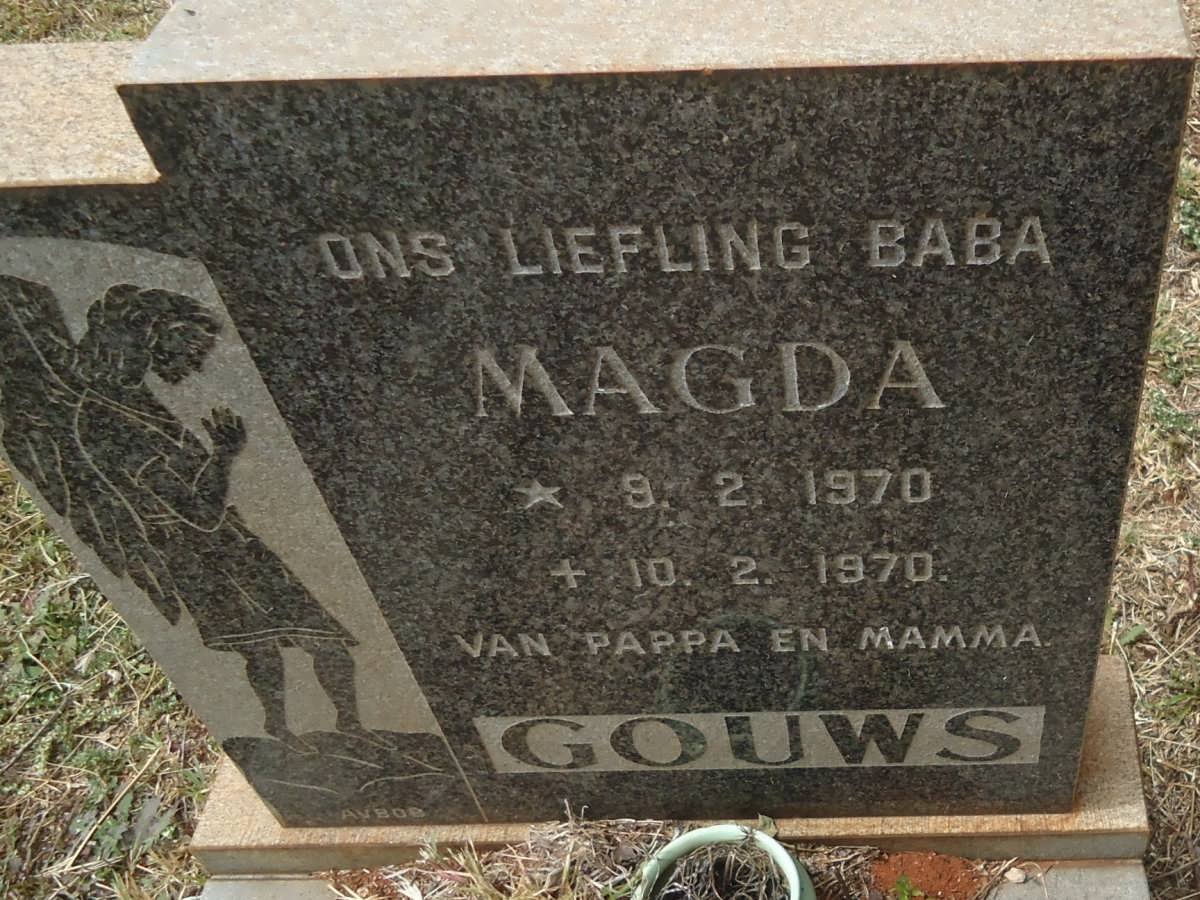 GOUWS Magda 1970-1970