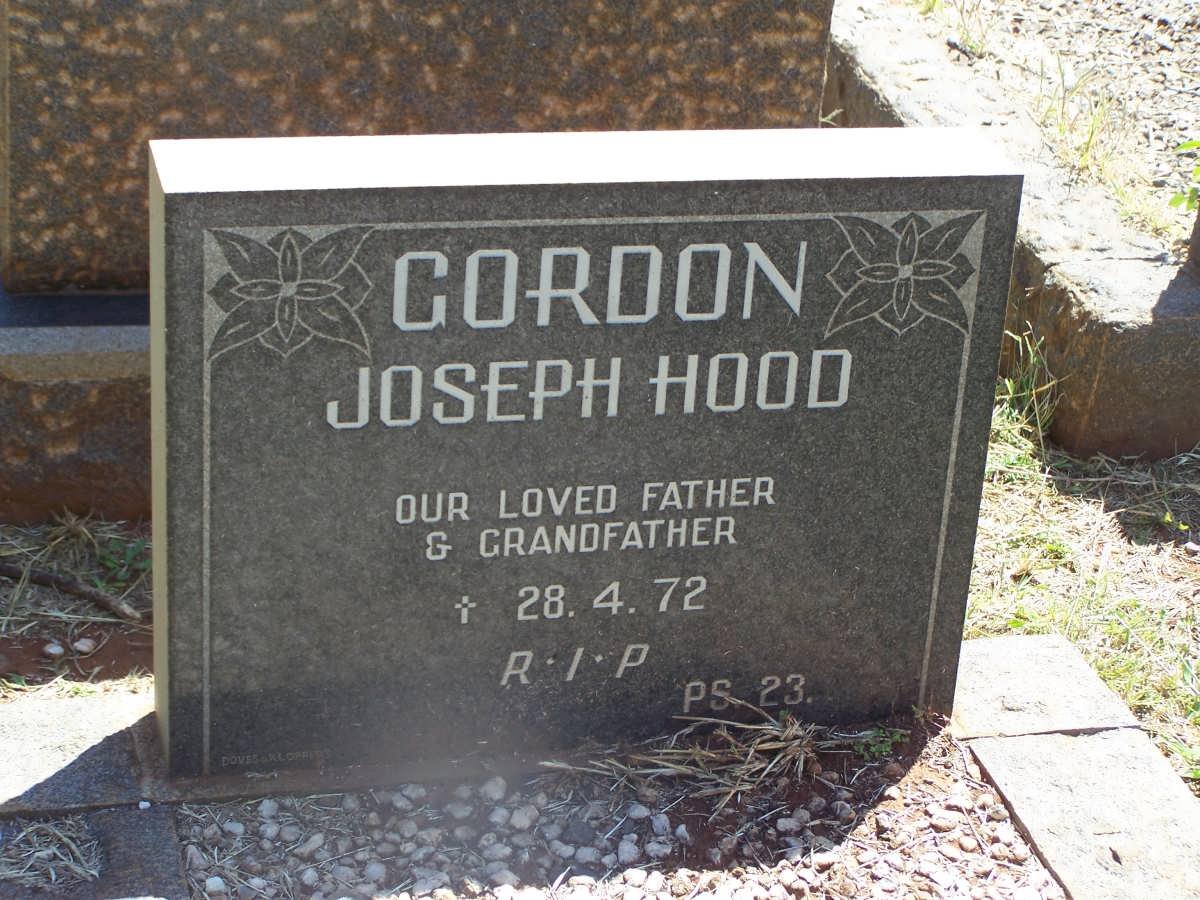 GORDON Joseph Hood -1972