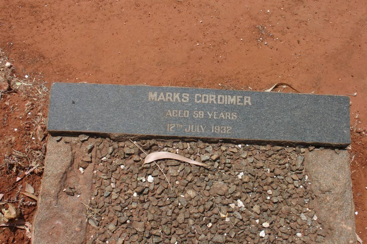 GORDIMER Marks -1932