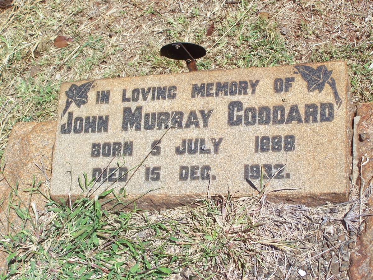 GODDARD John Murray 1888-1932
