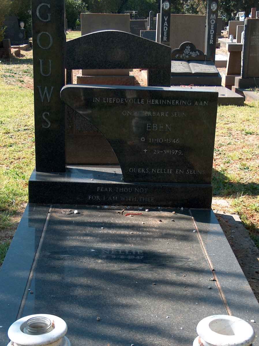 GOUWS Eben 1946-1979 :: GOUWS Nellie 1947-
