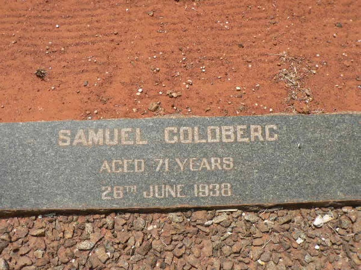 GOLDBERG Samuel -1938