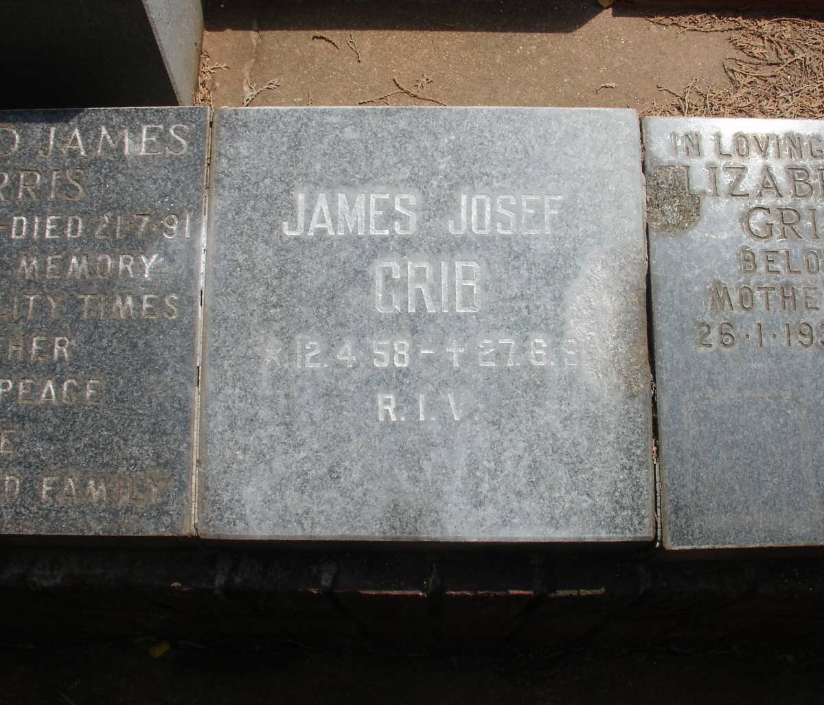 GRIB James Josef 1958-199?