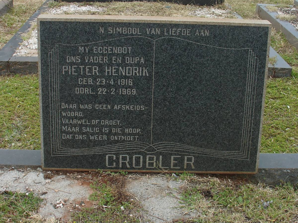 GROBLER Pieter Hendrik 1916-1969