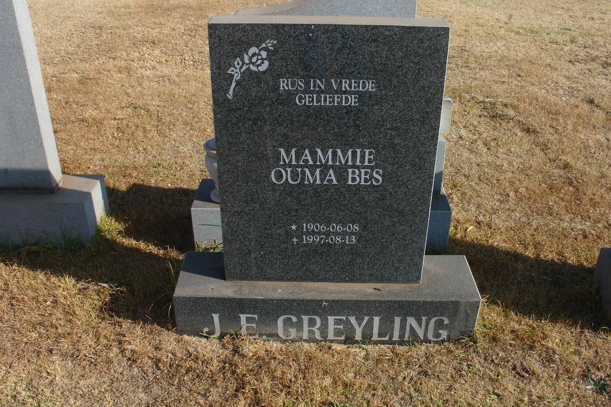 GREYLING J.E. 1906-1997