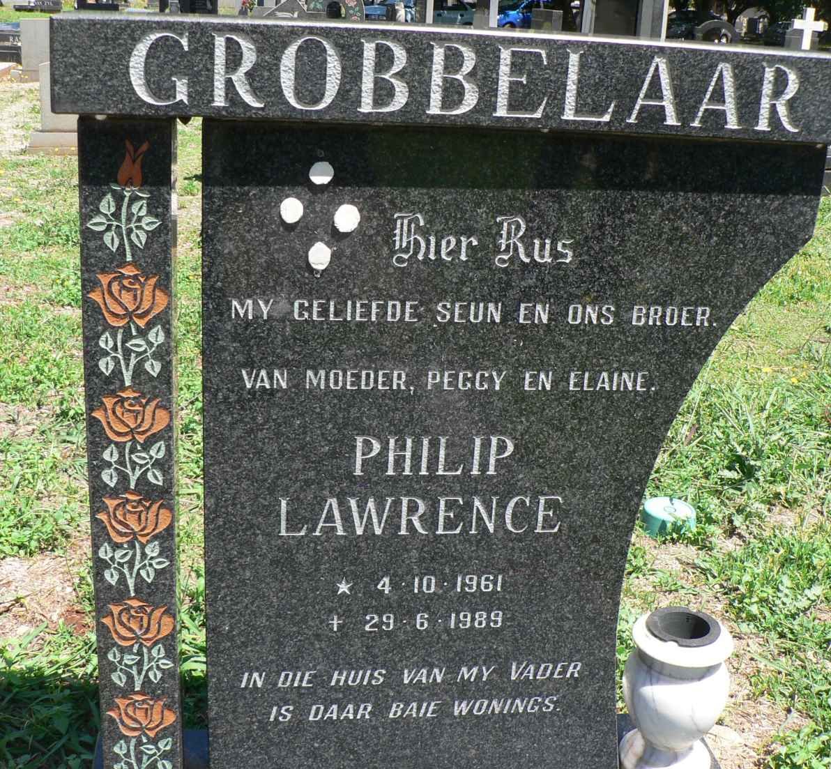 GROBBELAAR Philip Lawrence 1961-1989