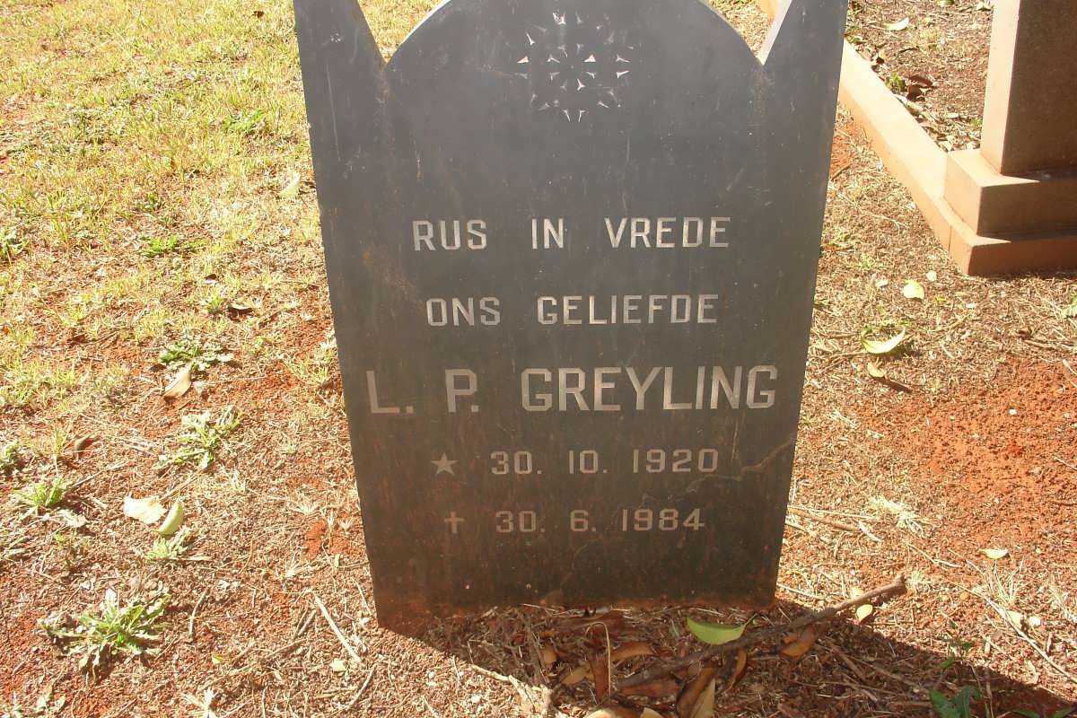 GREYLING L.P. 1920-1984
