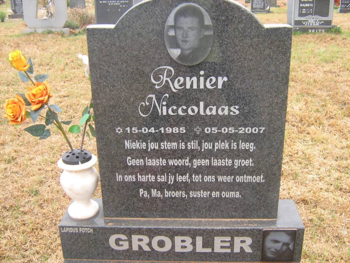 GROBLER Renier Niccolaas 1985-2007