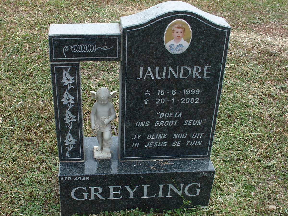 GREYLING Jaundré 1999-2002