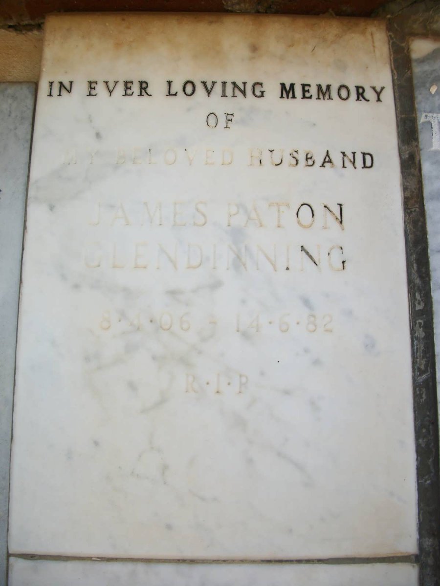 GLENDINNING James Paton 1906-1982