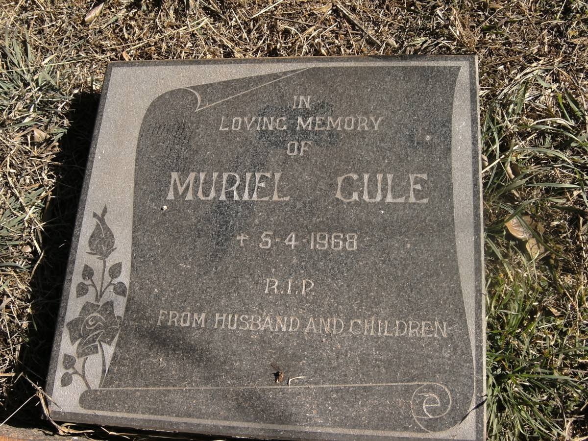 GULE Muriel -1968