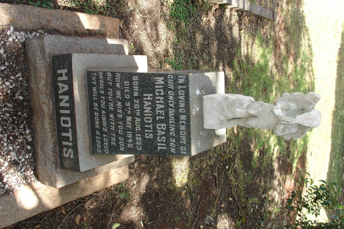 HANIOTIS Michael Basil 1933-1945