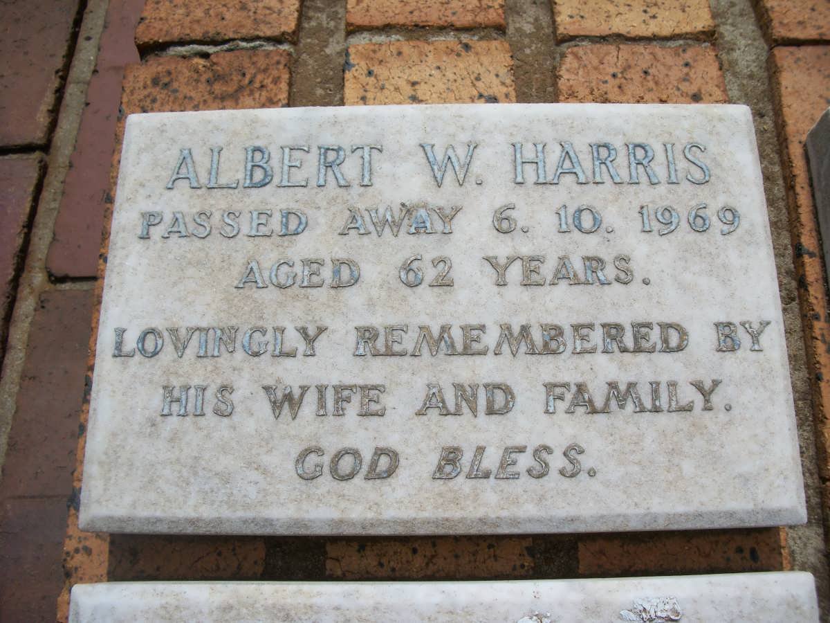 HARRIS Albert W. -1969