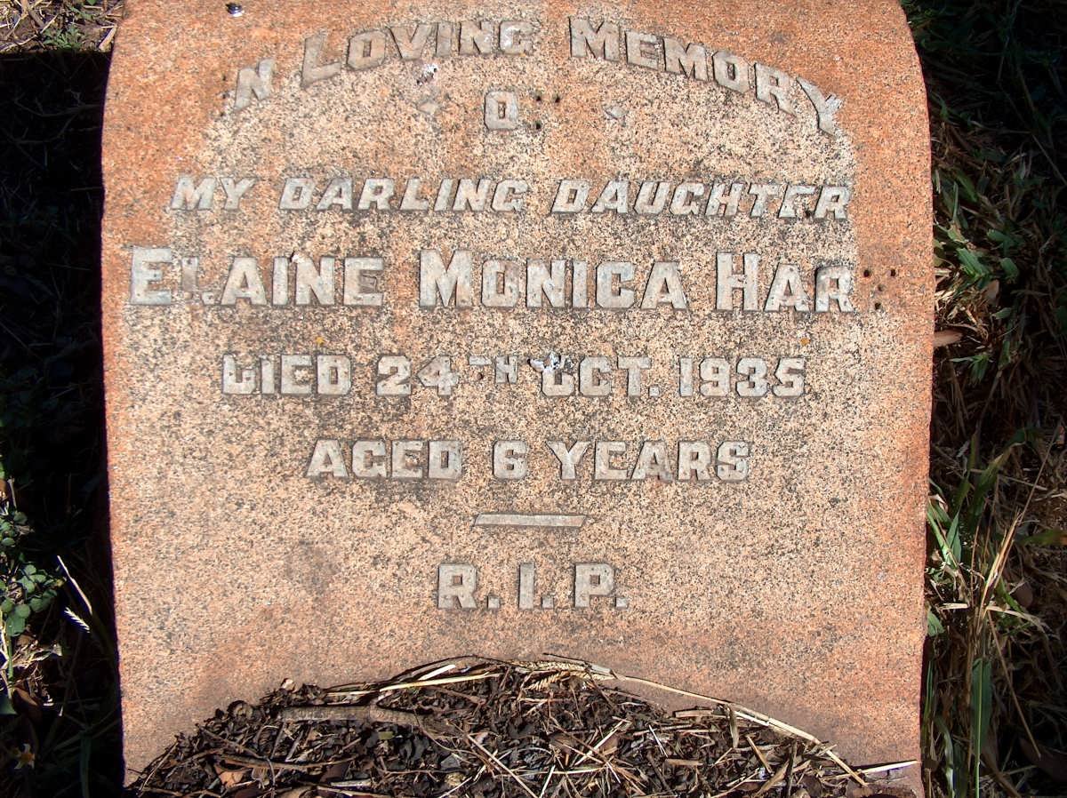 HART Elaine Monica -1935
