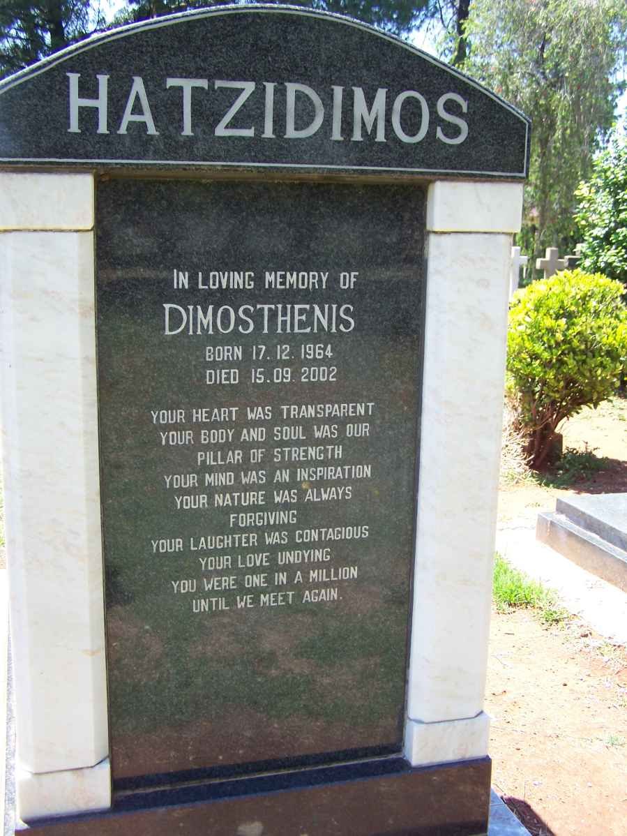 HATZIDIMOS Dimosthenis 1964-2002