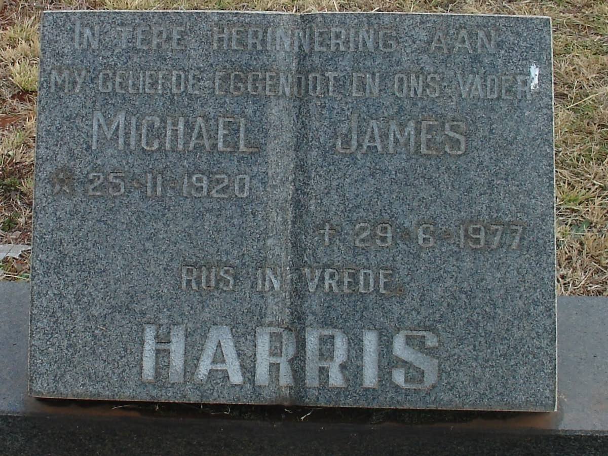 HARRIS Michael James. 1920-1977