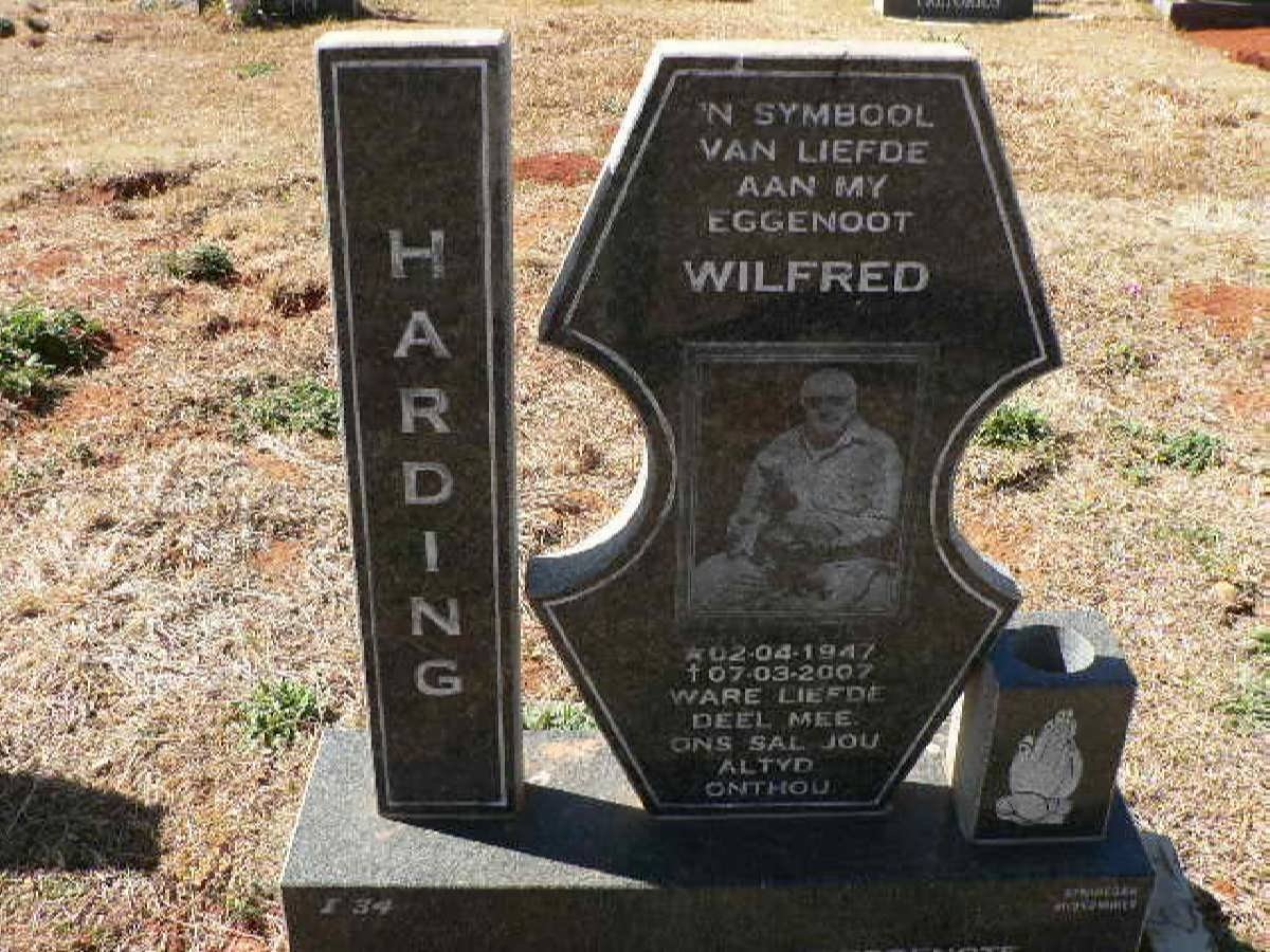 HARDING Wilfred 1947-2007