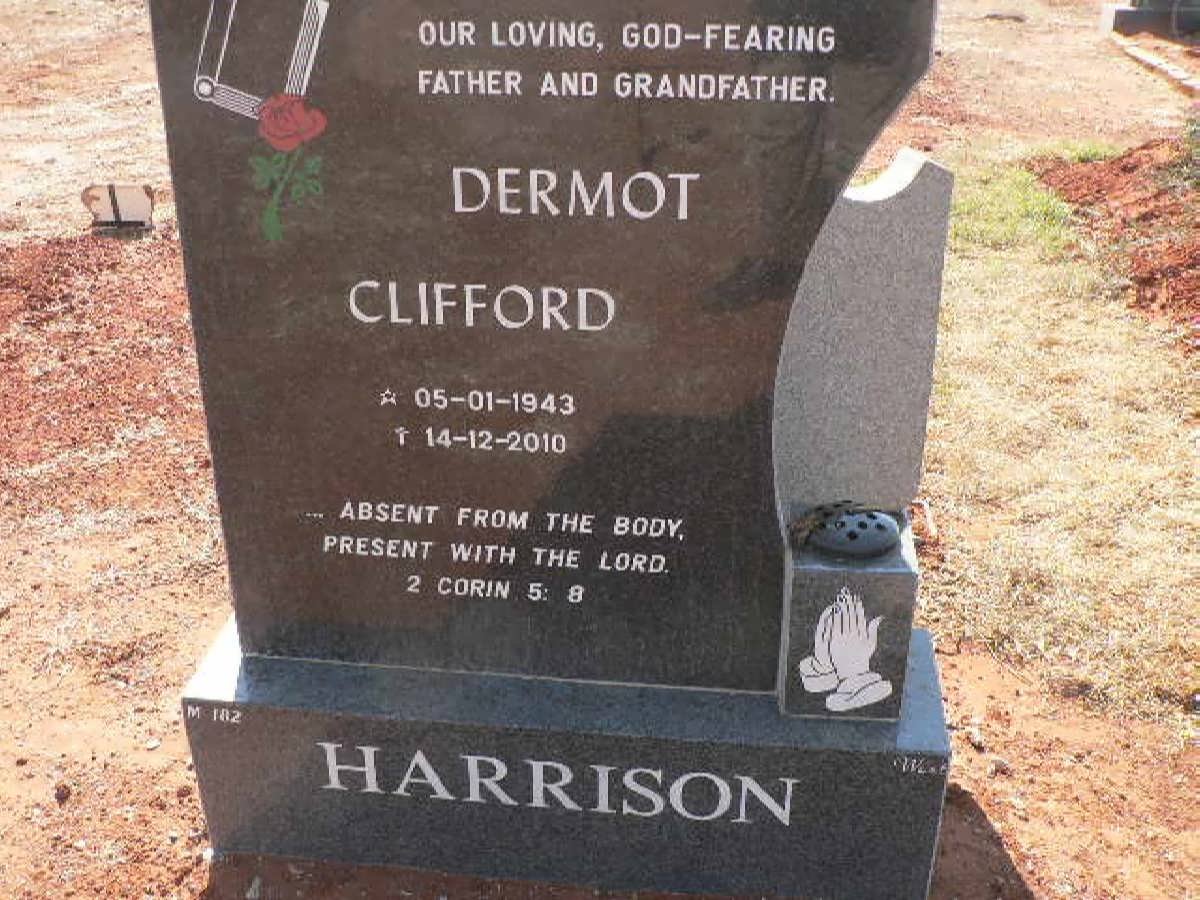 HARRISON Dermot Clifford 1943-2010