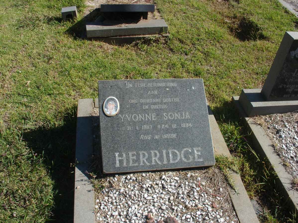 HERRIDGE Yvonne Sonja