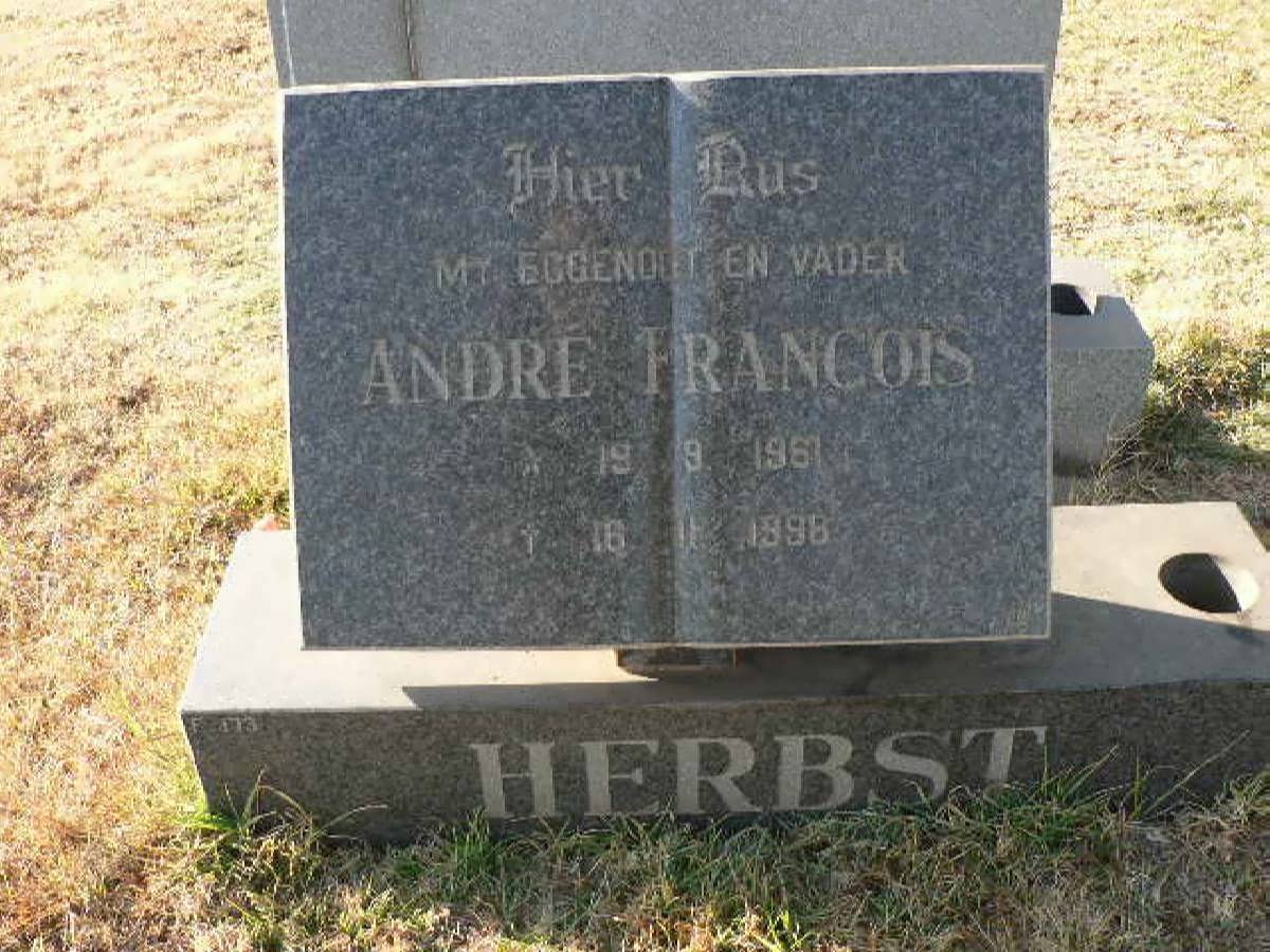 HERBST André Francois 1961-1996