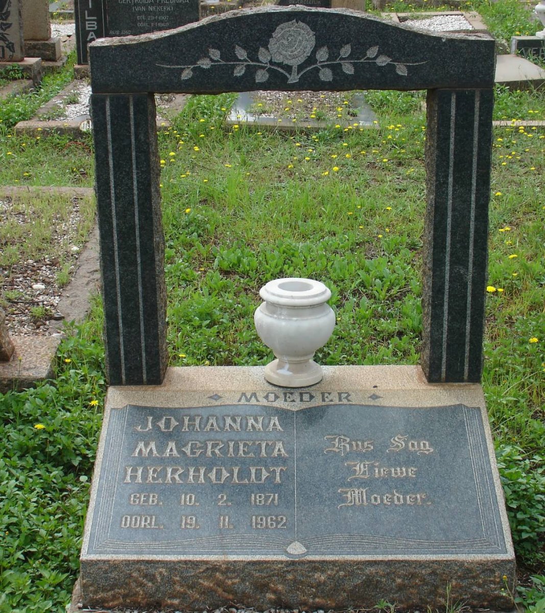 HERHOLDT Johanna Magrieta 1871-1962