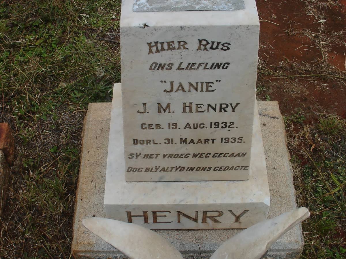 HENRY J.M. 1932-1935