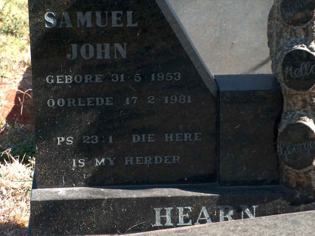 HEARN Samuel John 1953-1981