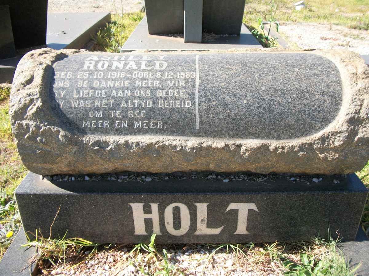 HOLT Ashley Ronald 1916-1983