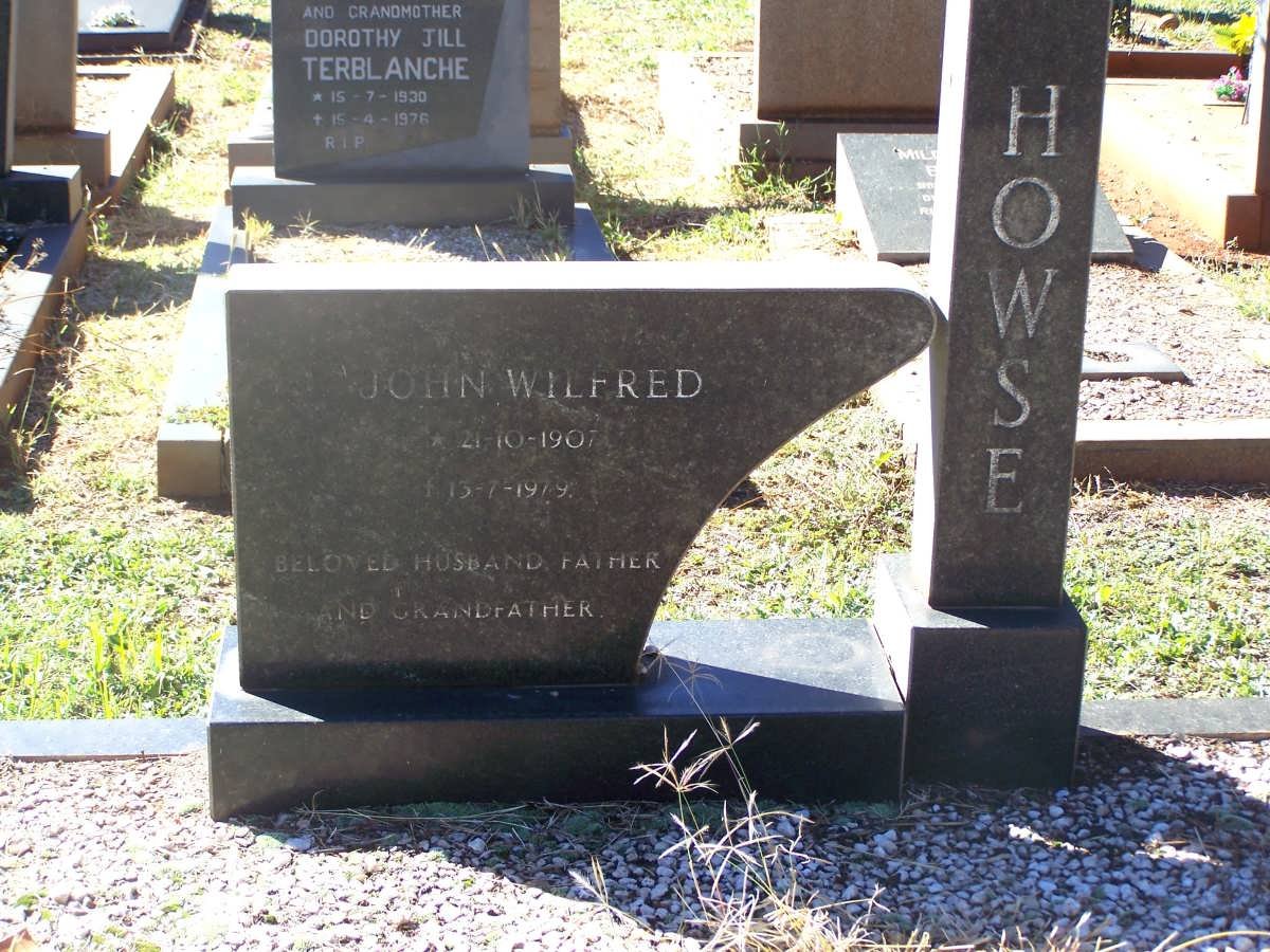 HOWSE John Wilfred 1907-1979