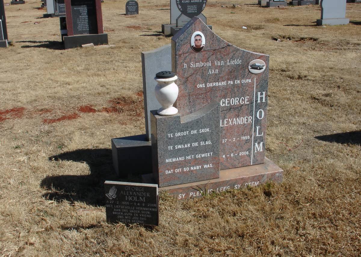 HOLM George Alexander 1955-2006