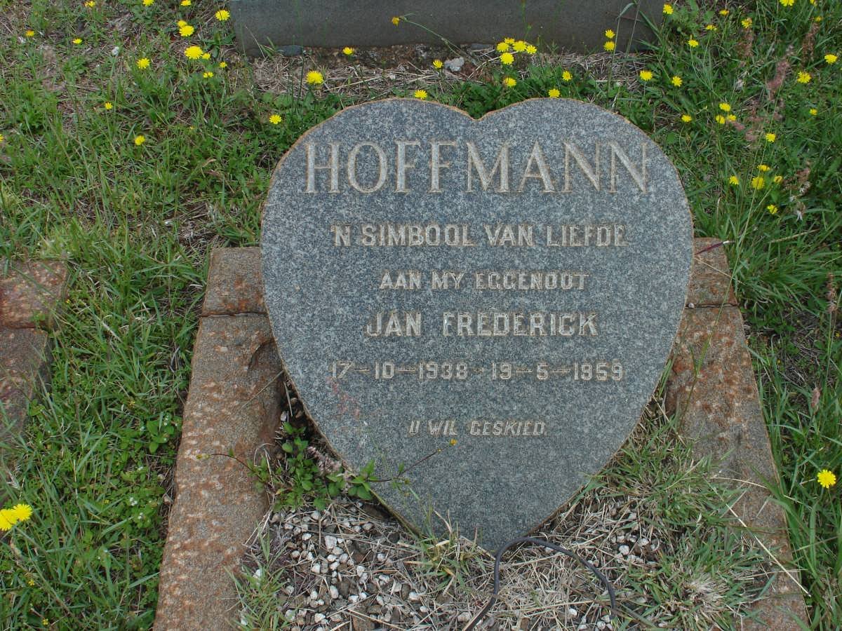 HOFFMANN Jan Frederick 1938-1959