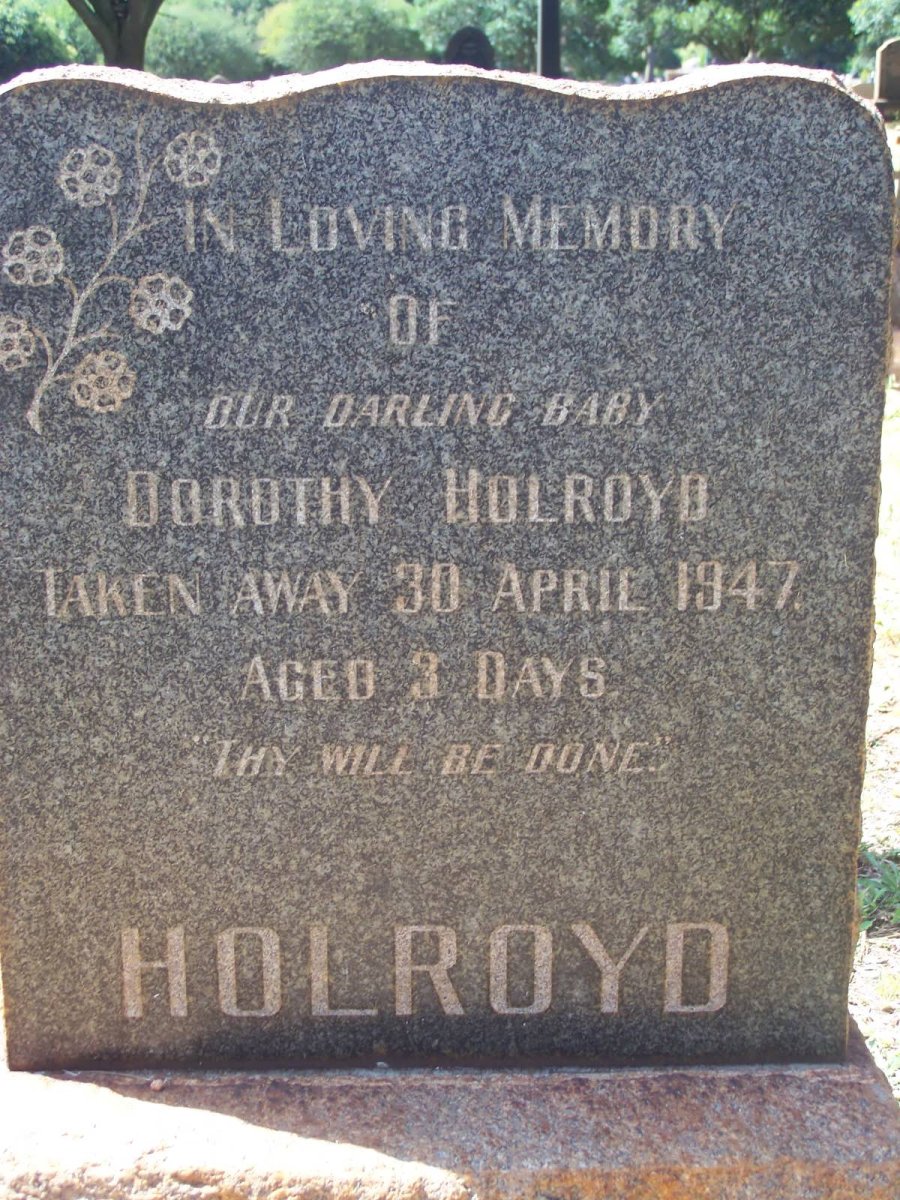 HOLROYD Dorothy -1947