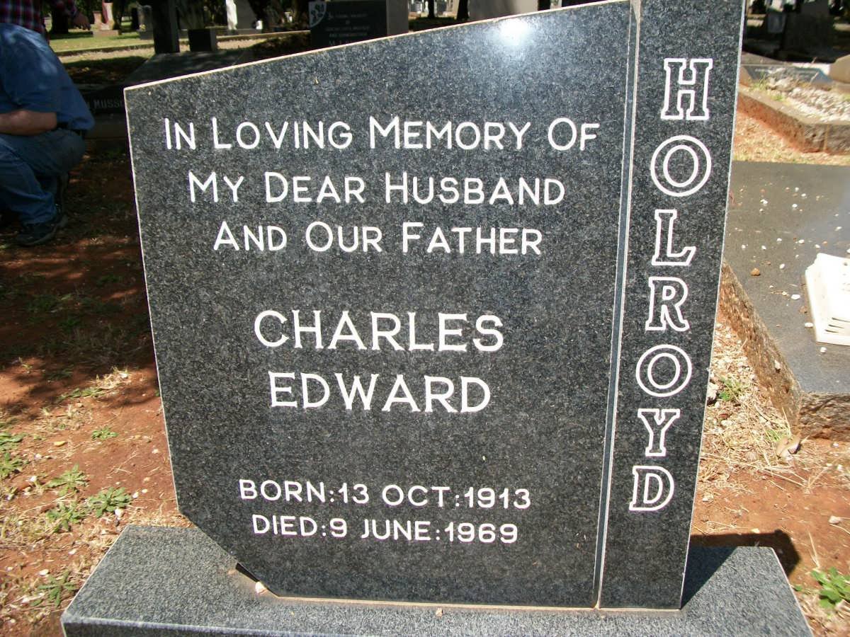 HOLROYD Charles Edward 1913-1969