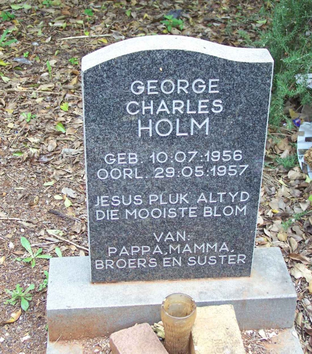 HOLM George Charles 1956-1957