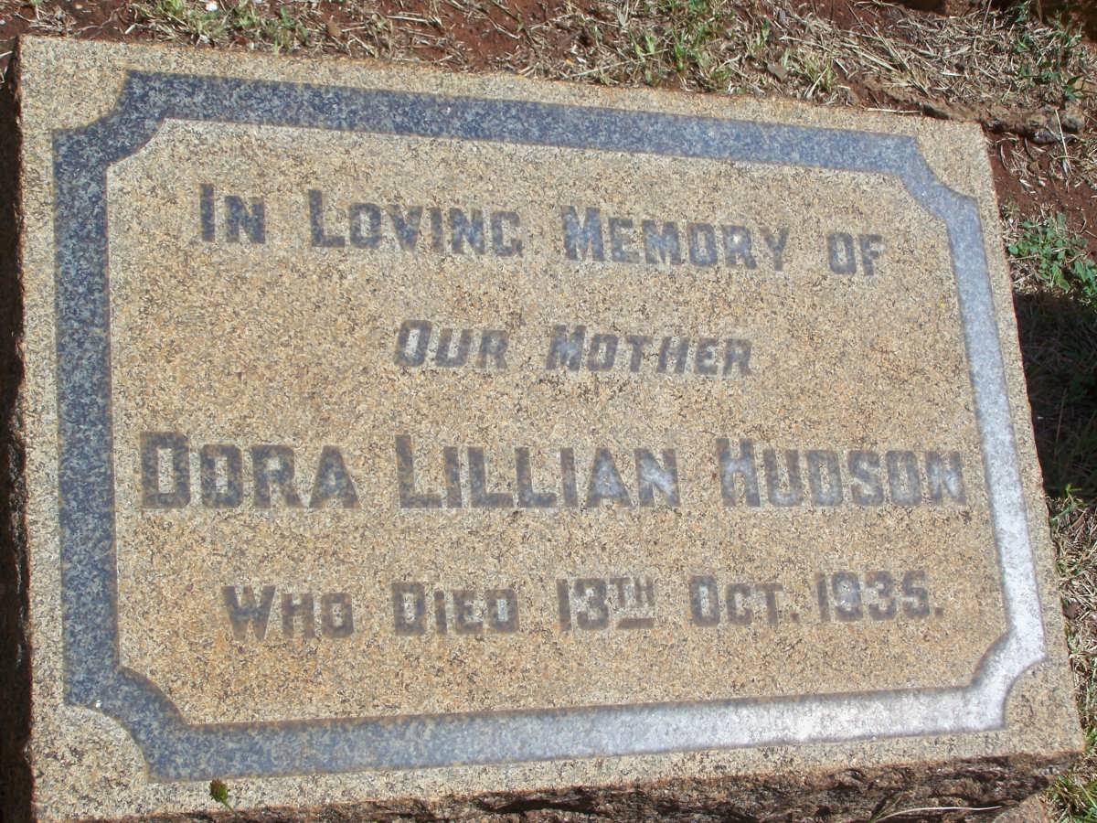 HUDSON Dora Lillian -1935