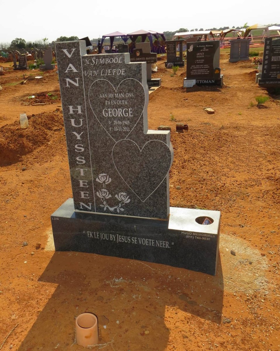 HUYSTEEN George, van 1949-2011