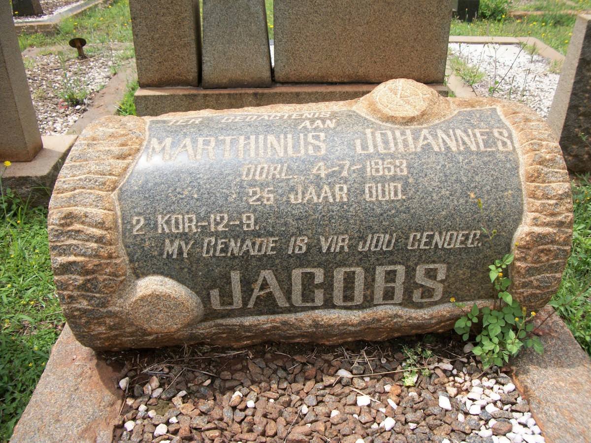 JACOBS Marthinus Johannes -1953