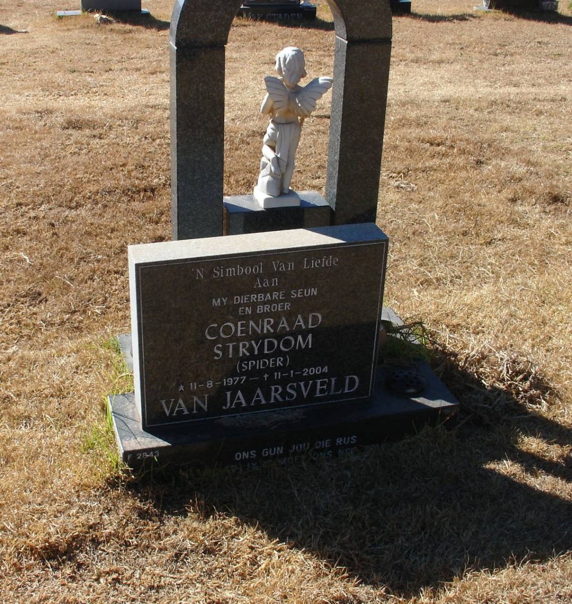 JAARSVELD Coenraad Strydom, van 1977-2004