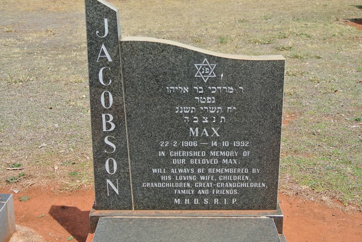 JACOBSON Max 1906-1992