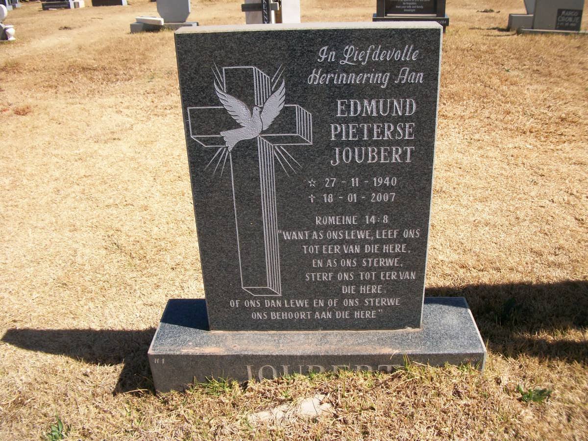 JOUBERT Edmund Pieterse 1940-2007