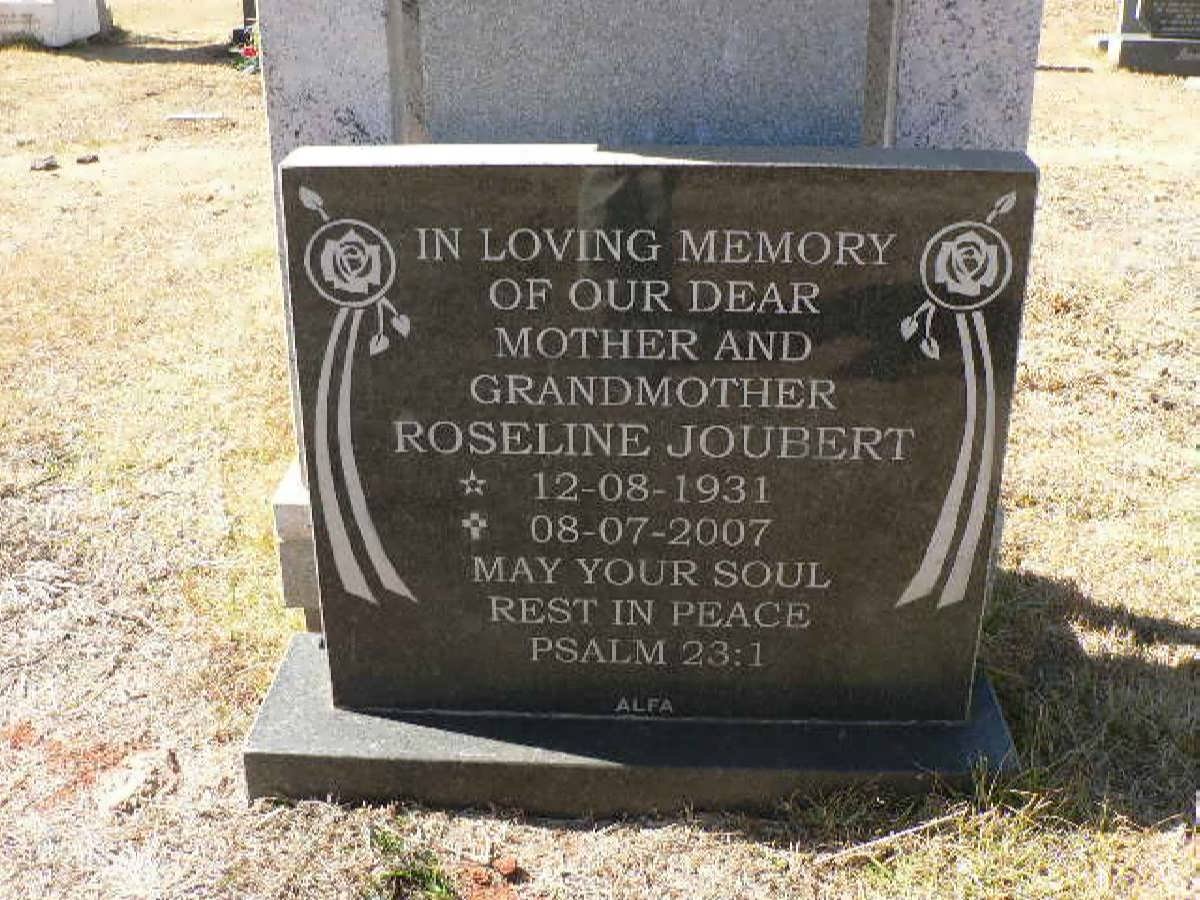 JOUBERT Roseline 1931-2007