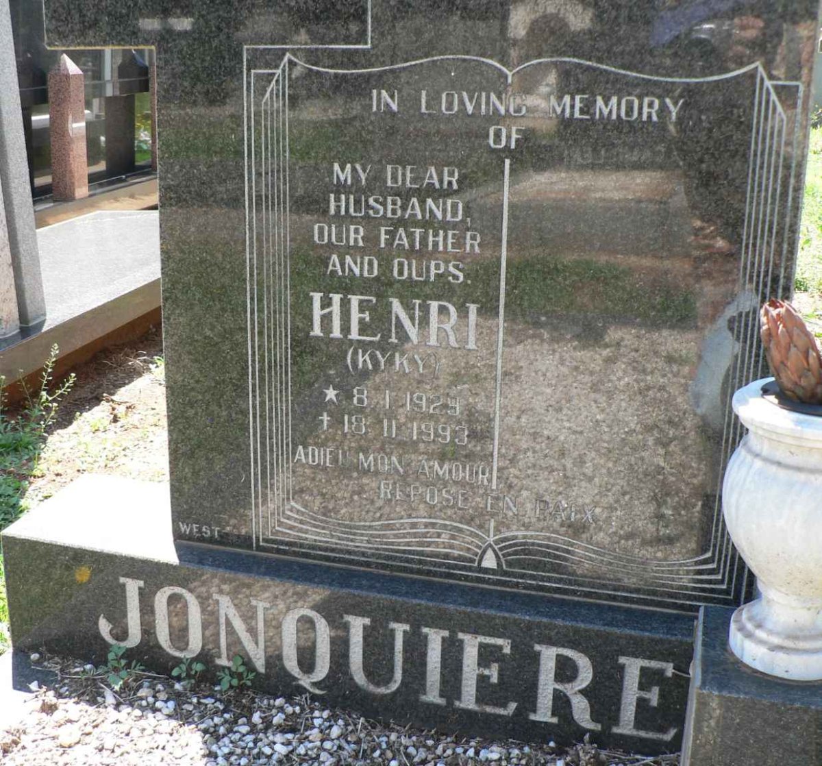JONQUIERE Henri 1929-1993